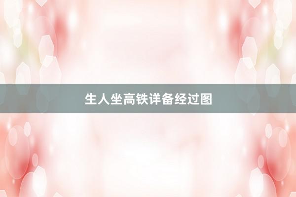 生人坐高铁详备经过图